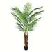 Vickerman 6' Artificial Potted Giant Areca Palm Tree.