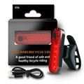 USB Rechargeable LED Solar Powered Bicycle Headlight Bike Front Rear Head Lamp