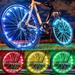 Solhice 2 Tire Pack bike lights Color Changing Bicycle Wheel Lights 7 Colors in 1 Waterproof bike LED Spoke Rope Lights Cycling Lights for Kids Gift Battery Powered (Not Included)