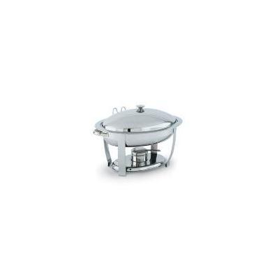 Vollrath 46500 Orion Oval Chafer, 6 qt, Stainless, Mirror Finish, Water & Food Pan