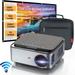 1080P Native WiFi Projector Android 9 FLZEN MXP 7500 Lumen 20000:1 Bluetooth Projector for Home & Office Side Projection 4D Keystone Screen Mirroring & Screen App Control 100â€� Screen & Carry Bag