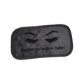 Soft Eyelash Extension Forehead Pad Microfiber Towel Embroidered Lash Grafting Gray