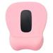 Office Mousepad with Gel Wrist Support - Ergonomic Gaming Desktop Mouse Pad Wrist Rest - Design Gamepad Mat Rubber Base for Laptop Comquter -Silicone Non-Slip Special-Textured Surface (07Pink-1)