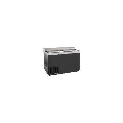 Krowne BC36-BG Slide Top Bottle Cooler with Black Vinyl Steel Exterior, 36-in L