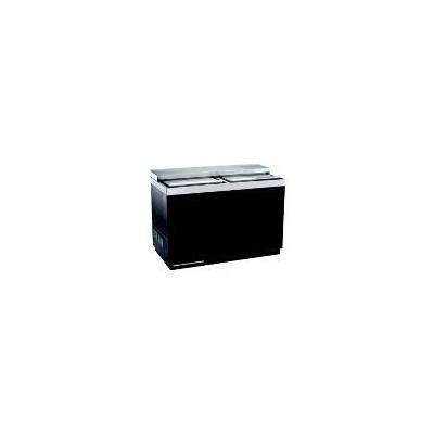 Krowne BC96-BG Slide Top Bottle Cooler with Black Vinyl Steel Exterior, 96-in L