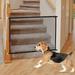 Pet Safety Guard Magic Pet Gate Baby Mesh Doorway Gate 43 x 28 Portable Safety Fence for Pet Dog Folding Safe Enclosure for Home Outside Doorway Hall Stairs 4 Hooks