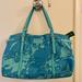 Kate Spade Bags | Kate Spade Blue Nylon Hibiscus Floral Satchel Bag | Color: Blue | Size: Os
