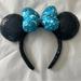 Disney Accessories | Disney Parks Minnie Ears | Color: Black/Blue | Size: Os