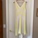 Anthropologie Dresses | Anthropologie Size 4 Midi Dress | Color: White/Yellow | Size: 4