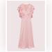 Kate Spade Dresses | Kate Spade Brand New Poppy Field Devore Dress Burnout Ruffle Sleeve Midi 10. | Color: Pink/Purple | Size: 10