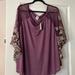 Anthropologie Tops | Anthropologie Akemi And Kim Top Nwt Xl | Color: Purple | Size: Xl