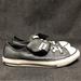 Converse Shoes | Converse All Star Mega Tongue Ox Shoes Sneakers Black Shimmer Junior Size 4 | Color: Black | Size: 4bb
