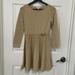 Lilly Pulitzer Dresses | Lilly Pulitzer Girls Tan And Gold Long Sleeve Dress | Color: Gold/Tan | Size: 14g