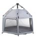 Safety 1st Instapop 4.73' x 4.1' Indoor/Outdoor Use Plastic Pop-Up Play Tent Plastic in Gray | 42 H x 49.2 W x 56.7 D in | Wayfair PY436HAY