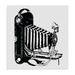 Williston Forge Antique Camera Video Recorder, SWEDISH DISH CLOTHS ( Set Of 2) Cotton Blend in Black | 8 H x 8 W in | Wayfair