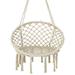 Bungalow Rose Jehias Chair Hammock Cotton in Brown | 60 H x 32.5 W x 32.5 D in | Wayfair 18196065133948B0893BCF0A406DF79A