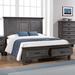 Canora Grey Ranbir Storage Platform Bed Wood in White | 57 H x 67.5 W x 85.75 D in | Wayfair 73D32B48D093489F8345AF8BBA967CB2