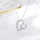 Collier coeur en biscuits pour femme breloque femme de ma vie bijoux élégants cadeau dix