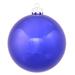 The Holiday Aisle® Christmas Ball Ornament Plastic in Blue | 4.75 H x 4.75 W x 4.75 D in | Wayfair F3BC3747AC954C868197376FC3B1CB43