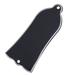 BAMILL 2 Holes 3-ply Bell Truss Rod Cover for Gibson SG LP Electric Guitar Bass Black