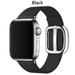 Lengthen Leather Modern Buckle Watch Bands Compatible with Apple watch 45mm 41mm 49mm Smooth Soft Strap Wristbands for iWatch series 8 7 SE Ultra 6 5 4 3