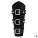Medieval Men Cosplay PU Leather Armor Lace-Up Viking Wristband Bracer X0X4