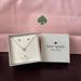 Kate Spade Jewelry | New Kate Spade Yours Truly Pave Studs & Mini Pendant Boxed Set Clear/Silver Nix | Color: Silver | Size: Os