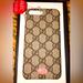 Gucci Accessories | Gucci Iphone 8 Plus Case | Color: Brown/Pink | Size: Os