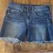 American Eagle Outfitters Shorts | American Eagle Outfitters Women's Denim Frayed Shorts Sz 4 | Color: Blue | Size: 4