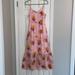 J. Crew Dresses | J. Crew Mercantile Sunburst Tiered Floral Maxi Dress | Color: Pink/Yellow | Size: 2