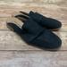 Free People Shoes | Free People At Ease Loafer Flats Black Slip On Mules Size 6 Eu 37 | Color: Black | Size: 6
