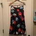 American Eagle Outfitters Dresses | Euc American Eagle Floral Strappy Sundress, Spring Break Ready With Pockets! | Color: Black/Pink | Size: Xl