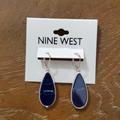 Nine West Jewelry | Nine West Silver And Blue Earrings | Color: Blue/Silver | Size: Os