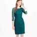 J. Crew Dresses | J.Crew Lace Cocktail Dress, Jade Green / Teal, Size 4 | Color: Green | Size: 4