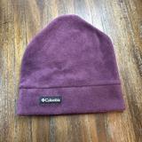 Columbia Accessories | Columbia Unisex Fleece Beanie Hat Cap Purple Size S/M | Color: Purple | Size: Os