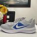 Nike Shoes | Nike Downshifter 10 Platinum Royal Blue Grey Running Sneakers Mens Size 12 | Color: Blue/Gray | Size: 12