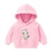 Qufokar Toddler Zip Up Sweater Kids Sweaters Boys Pullover Sweatshirt Girls Boys Tops Hoodie Toddler Baby Cartoon Girls Tops