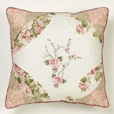 Daydream Embroidered Pillow Rose 18