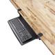 EHO Prime Clamp-On Retractable Adjustable Keyboard Tray | Under Desk Ergonomic Keyboard Tray - Easy Tool-Free Install - Small Surface 20" x 11.5"