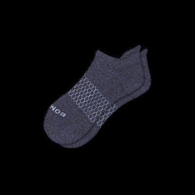 Women's Marl Ankle Socks - Marled Navy - Medium - Bombas