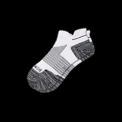 Men's Running Ankle Socks - White - Extra Large - Bombas