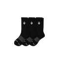 Men's All-Purpose Performance Calf Sock 3-Pack - Black - Large - Bombas