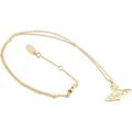 Vivienne Westwood Thin Lines Flat Orb Short Chain Pendant - Gold