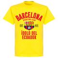 Barcelona Sporting Club Established T-shirt - Lemon Yellow - S