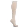 1 Pair Linen Melange Sensitive Berlin Merino Wool Left And Right Knee High Socks Ladies 5.5-8 Ladies - Falke
