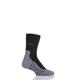 1 Pair Black / Grey RU4 Cool Volume Ergonomic Cushioned Crew Running Socks Men's 8-9 Mens - Falke