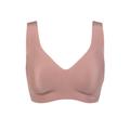 Ladies Sloggi Zero Feel Seamfree Bralette with Removable Pads Cacao Small