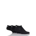 3 Pair Black Invisible Sneaker Socks Unisex 2.5-5 Unisex - Puma