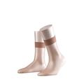 1 Pair Powder Shelina 12 Denier Ultra Transparent Ankle Highs With Shimmer Ladies 5.5-8 Ladies - Falke