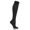 1 Pair Black Medium Leg Vitalizer Compression Socks Ladies 4-5 Ladies - Falke